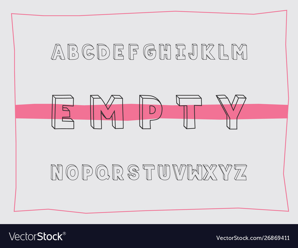 Empty Space Bold Font
