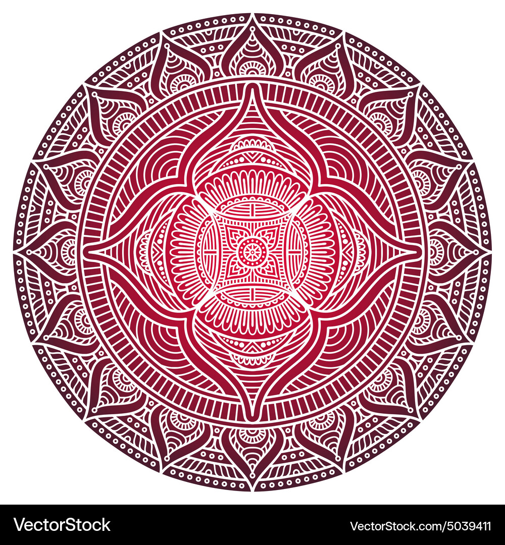 Mandala Royalty Free Vector Image - VectorStock