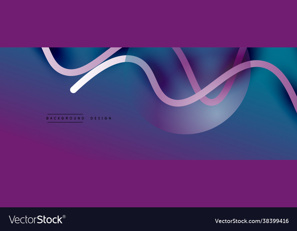 Abstract gradient background with wave line Vector Image Abstract gradient background with wave line