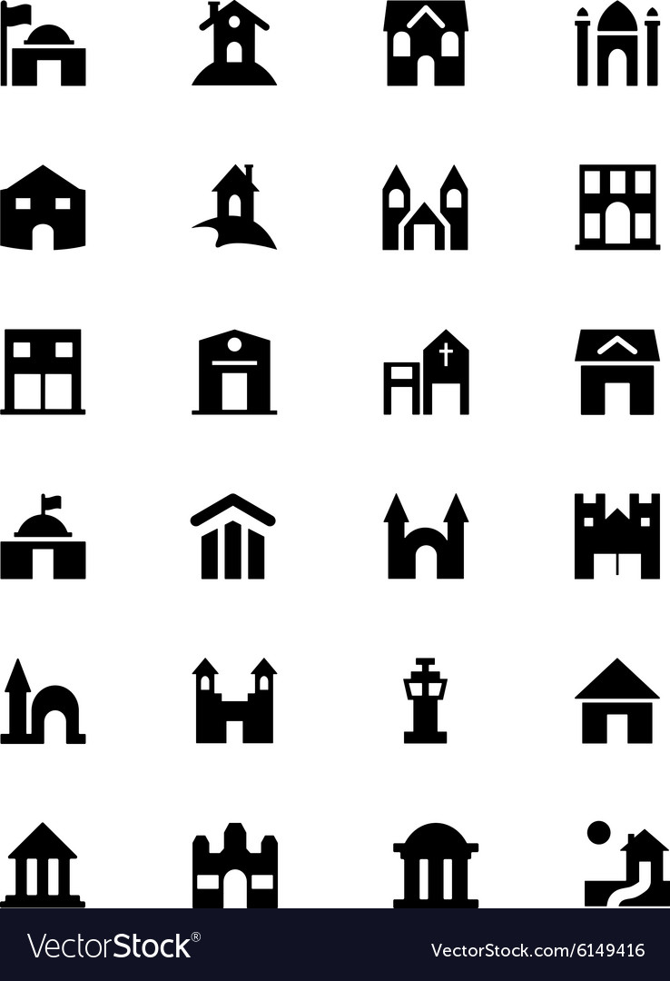 Building Icon Set