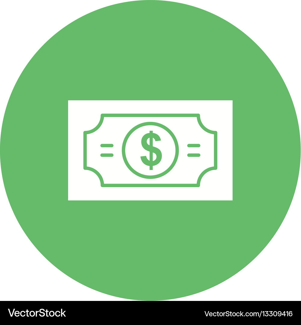 Dollar bill Royalty Free Vector Image - VectorStock