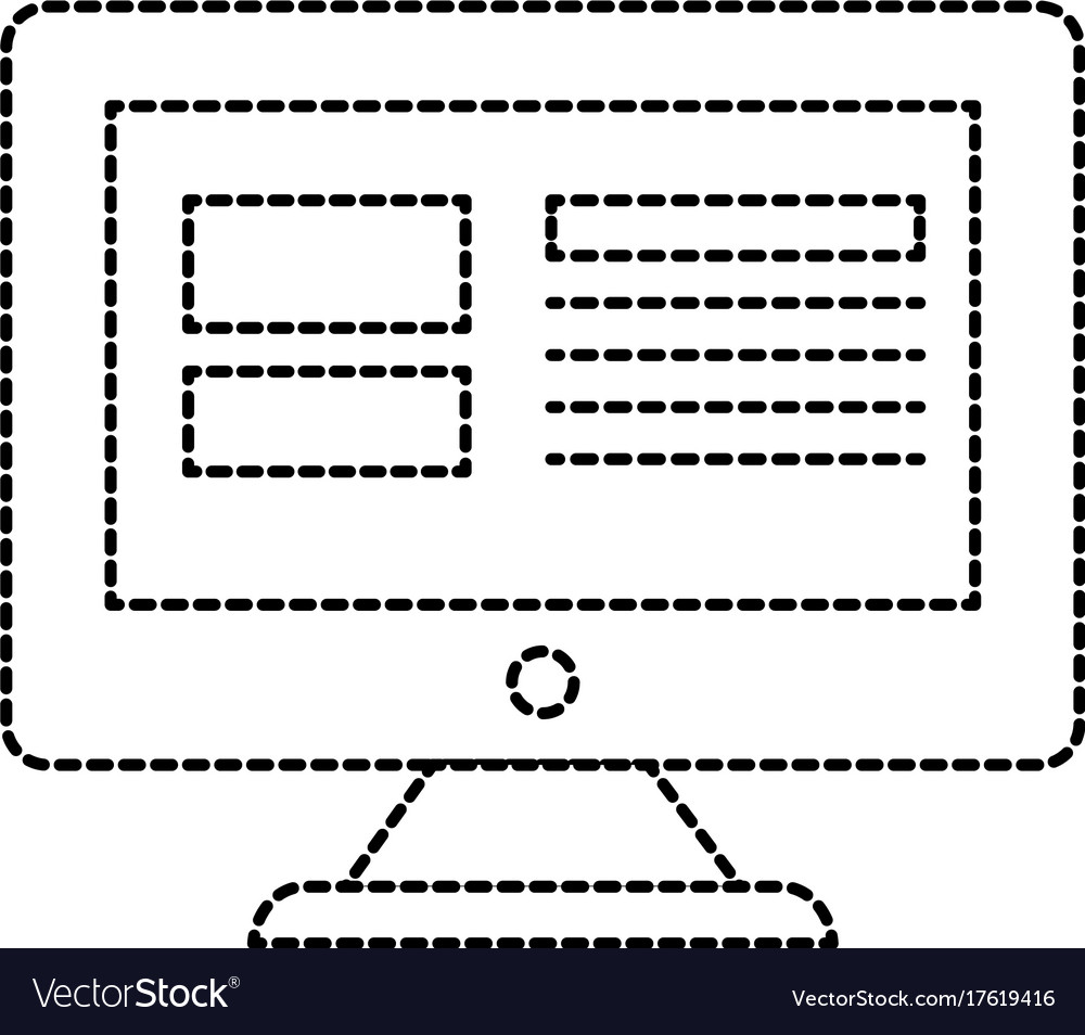 Dotted shape computer screen technology