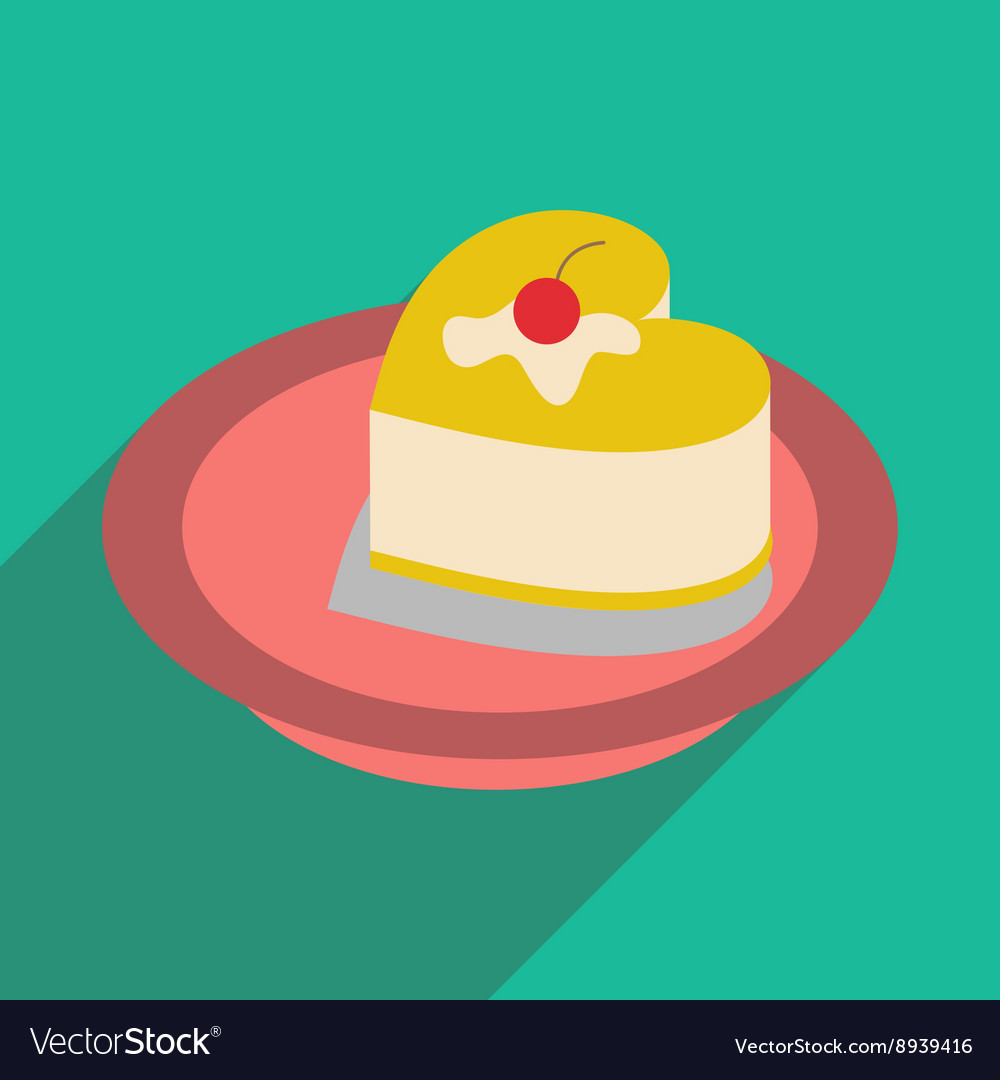 Flat with shadow icon and mobile application ice