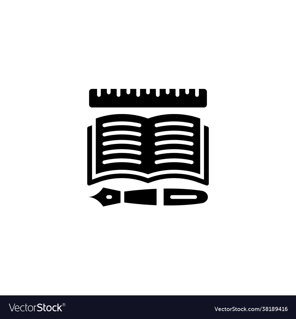 Quality education icon in logotype Royalty Free Vector Image