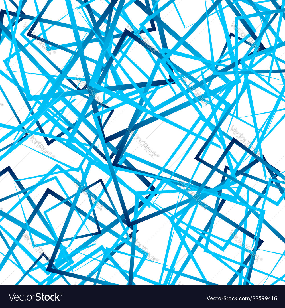 Random intersecting lines squares modern colorful vector image Random intersecting lines squares modern colorful