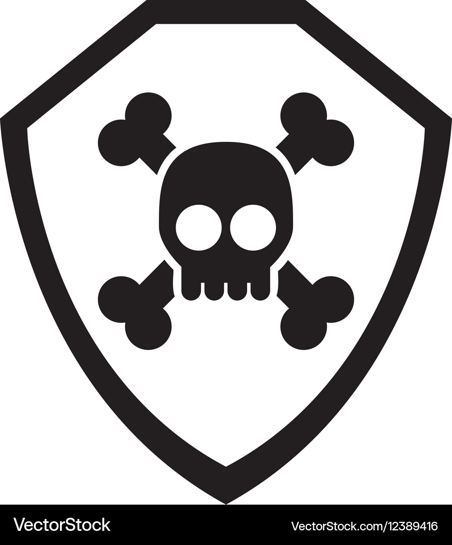 Shield security isolated icon Royalty Free Vector Image