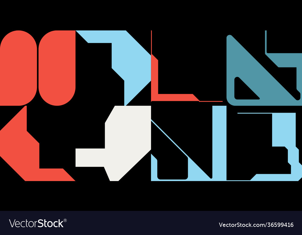 Technology abstract pattern design vector image Technology abstract pattern design