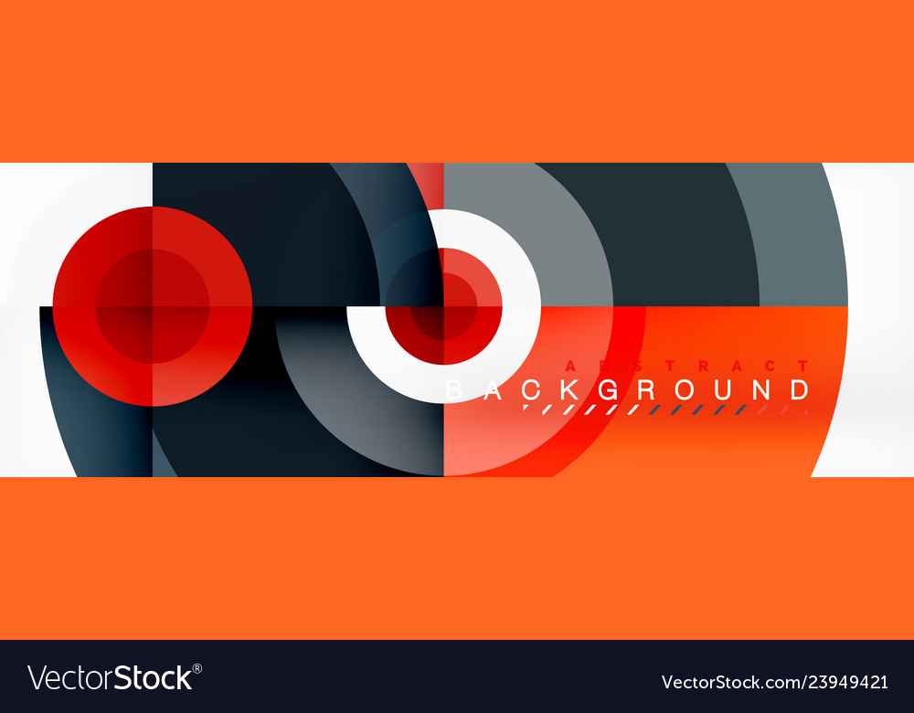 Abstract background circle design vector image Abstract background circle design