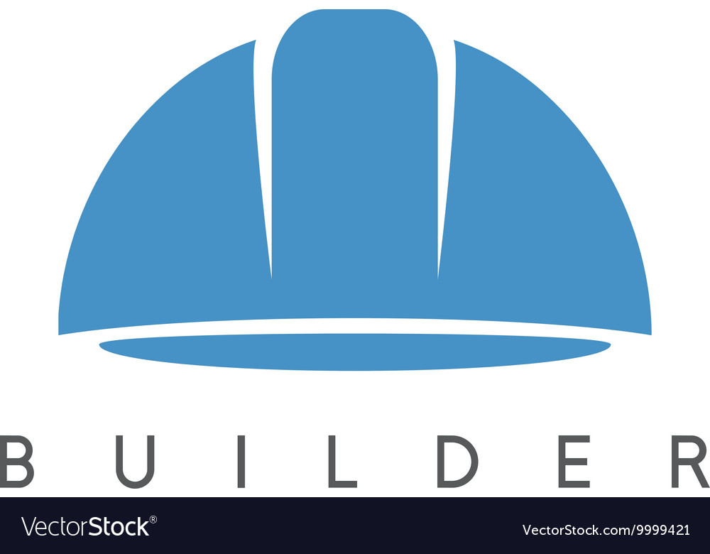 Abstrakte Icon Design Vorlage des Arbeiterhelms