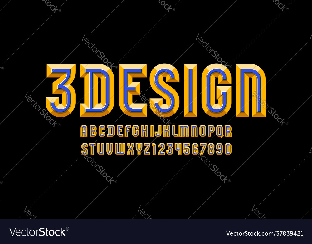 Chiseled Block Alphabet Font