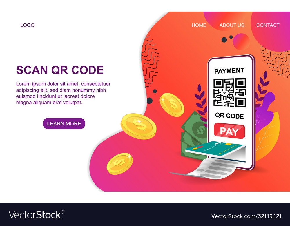 Diverse Zahlungsmethoden - Scan oder Code vector image Diverse Zahlungsmethoden - Scan oder Code