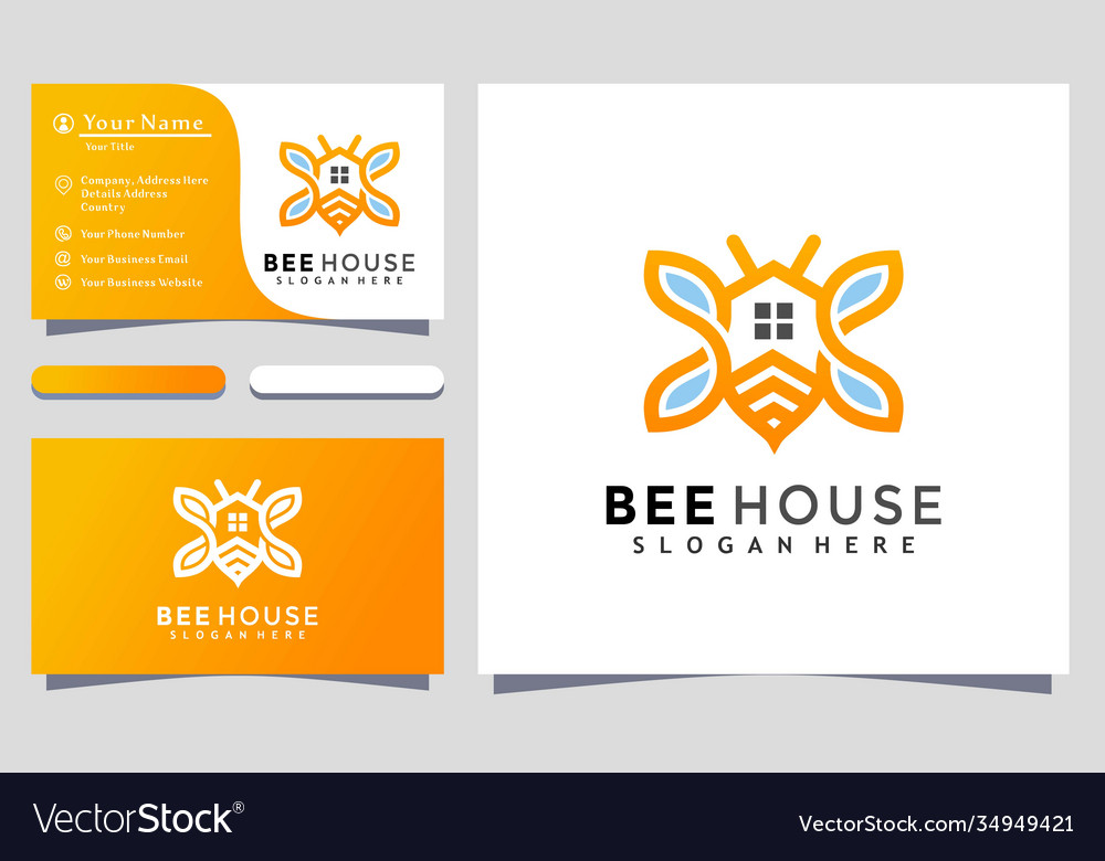 Honigbiene Haus Logo Designs