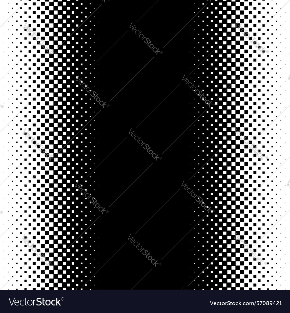 Linear square halftone screentone element squares vector image Linear square halftone screentone element squares