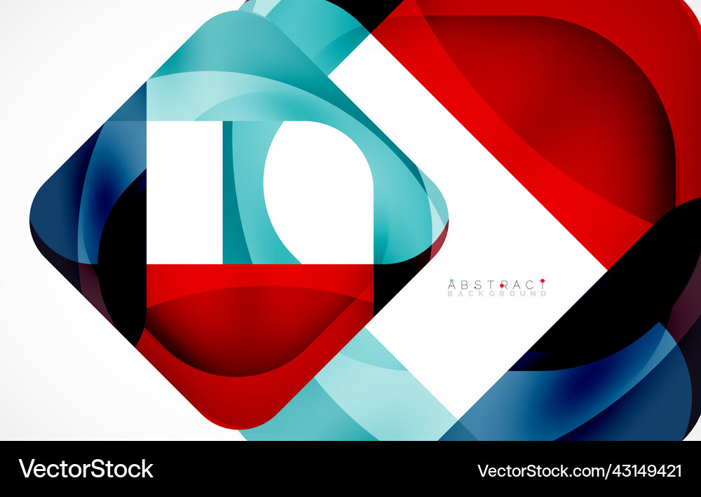 Minimal background abstract square shape Vector Image