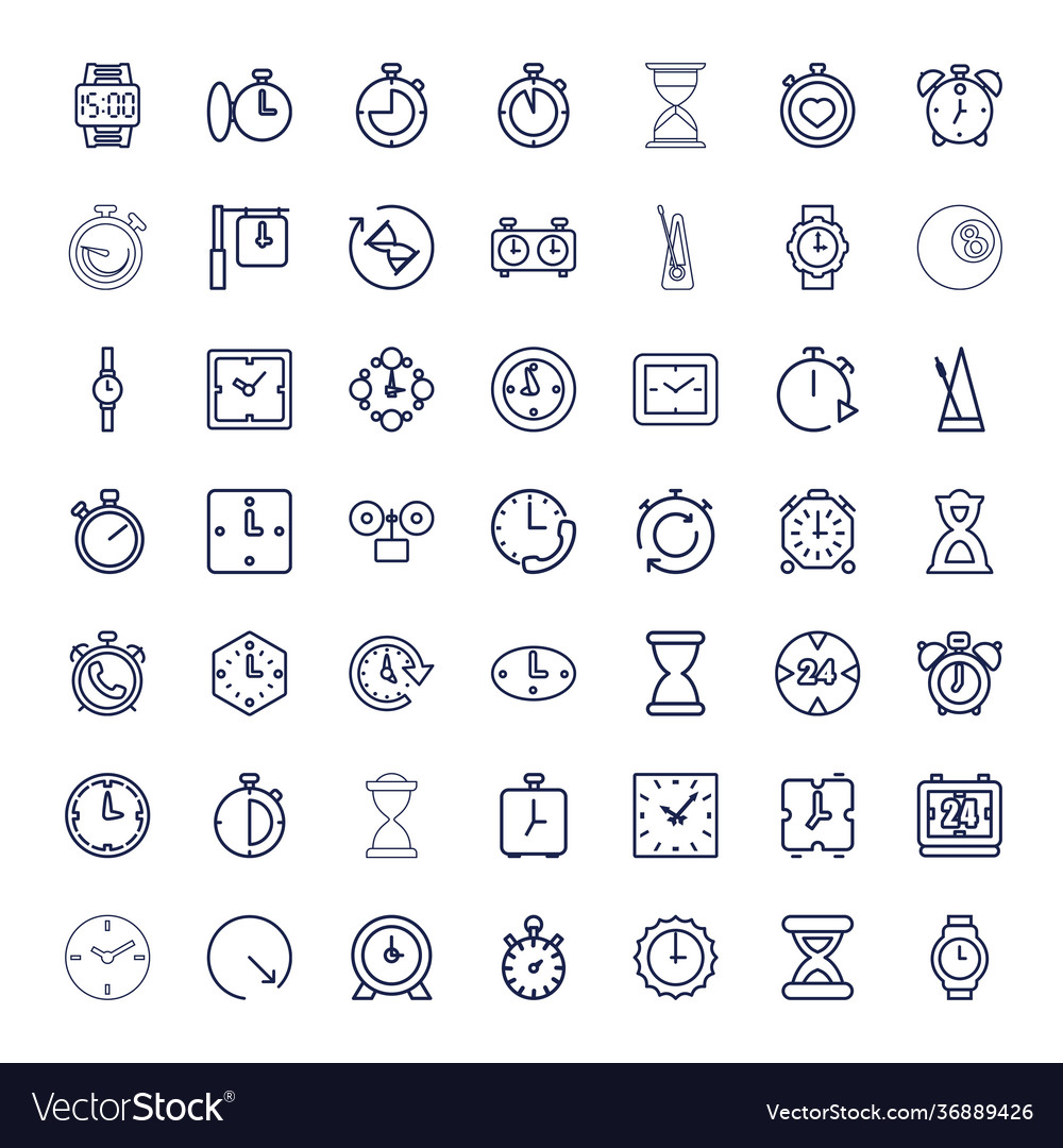 49 timer icons