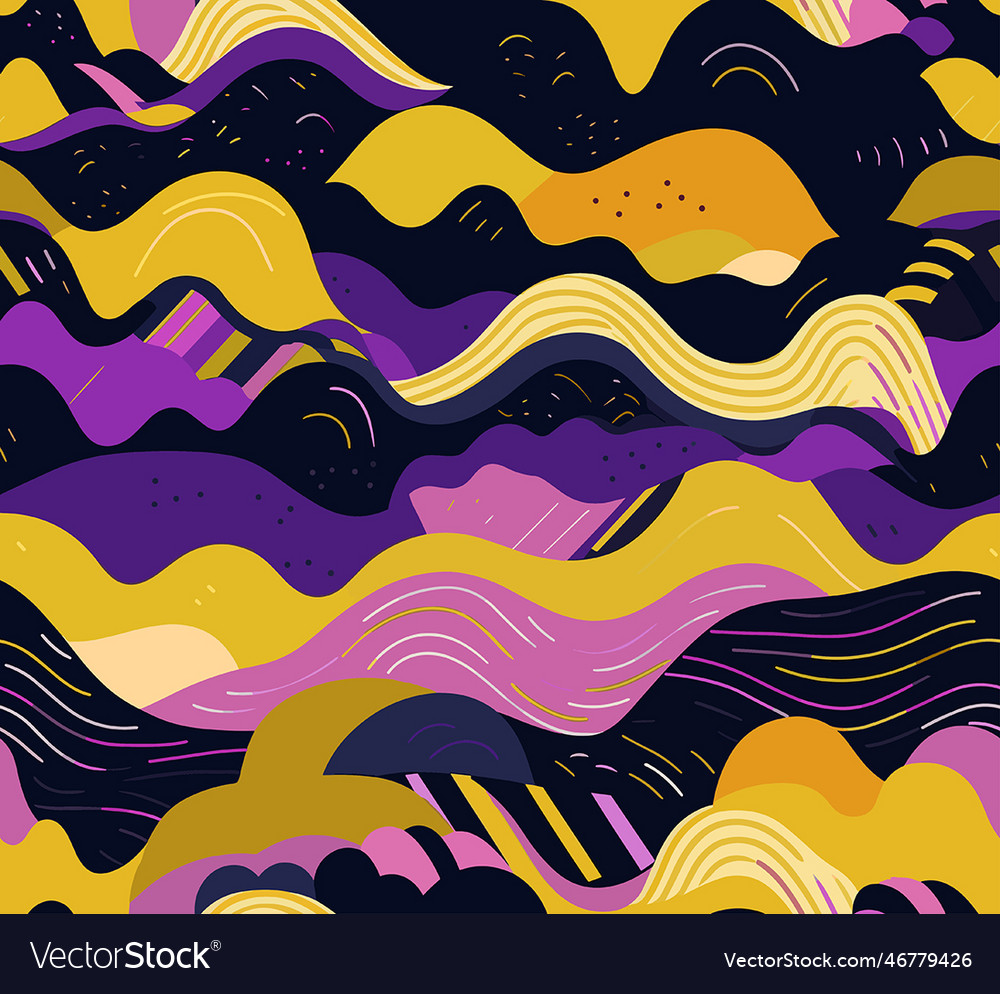 An abstract pattern with wavy figures