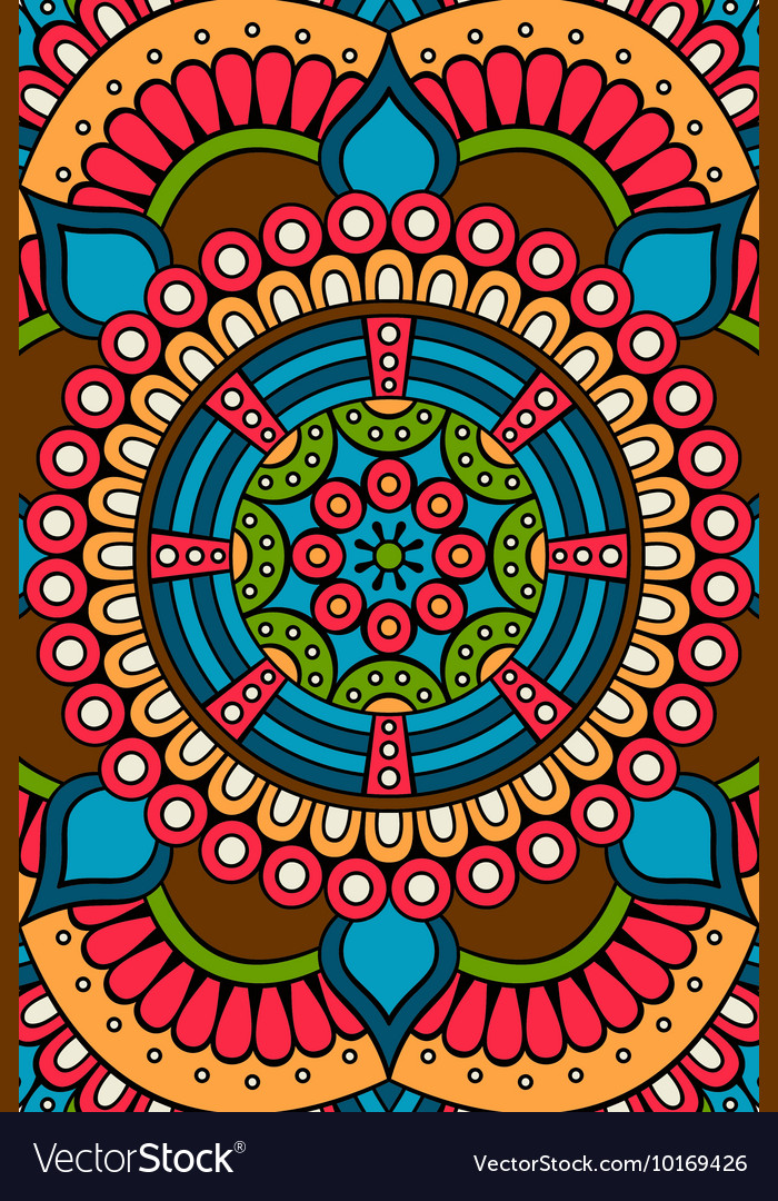 Indian mandala background