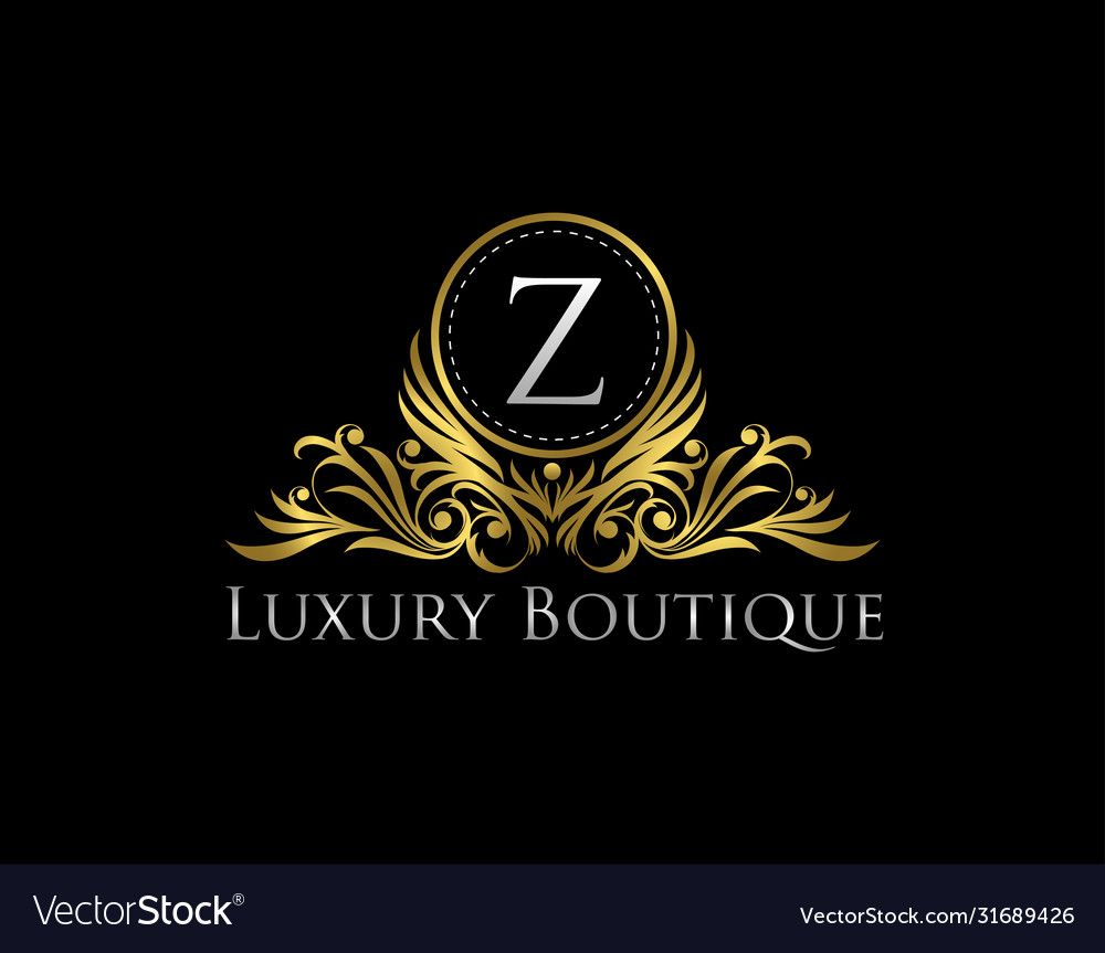Luxus Gold Boutique Logo Design Premium gold Vector Image Luxus Gold Boutique Logo Design Premium gold