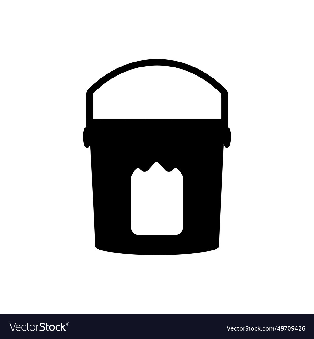 Milk bucket icon Royalty Free Vector Image VectorStock