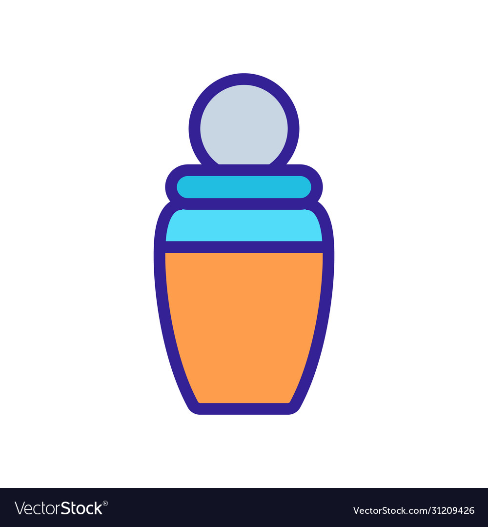 Oil can with big round lid icon outline