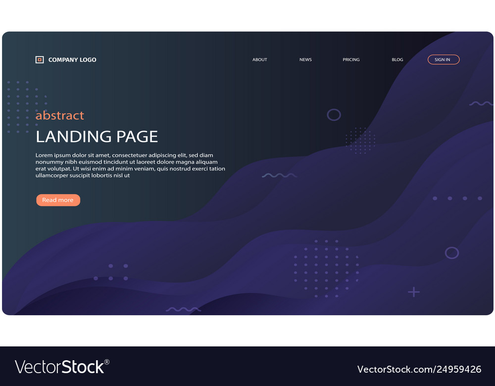 Web page design templates image vector image Web page design templates image