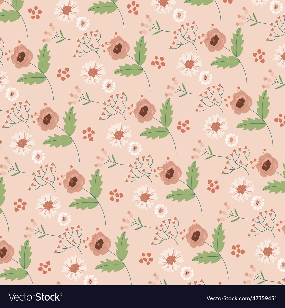 Abstract flower pattern background