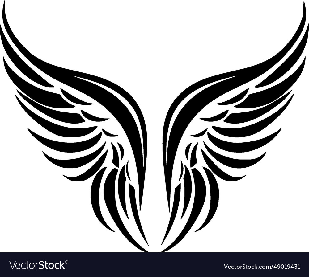 Angel wings - high quality logo ideal