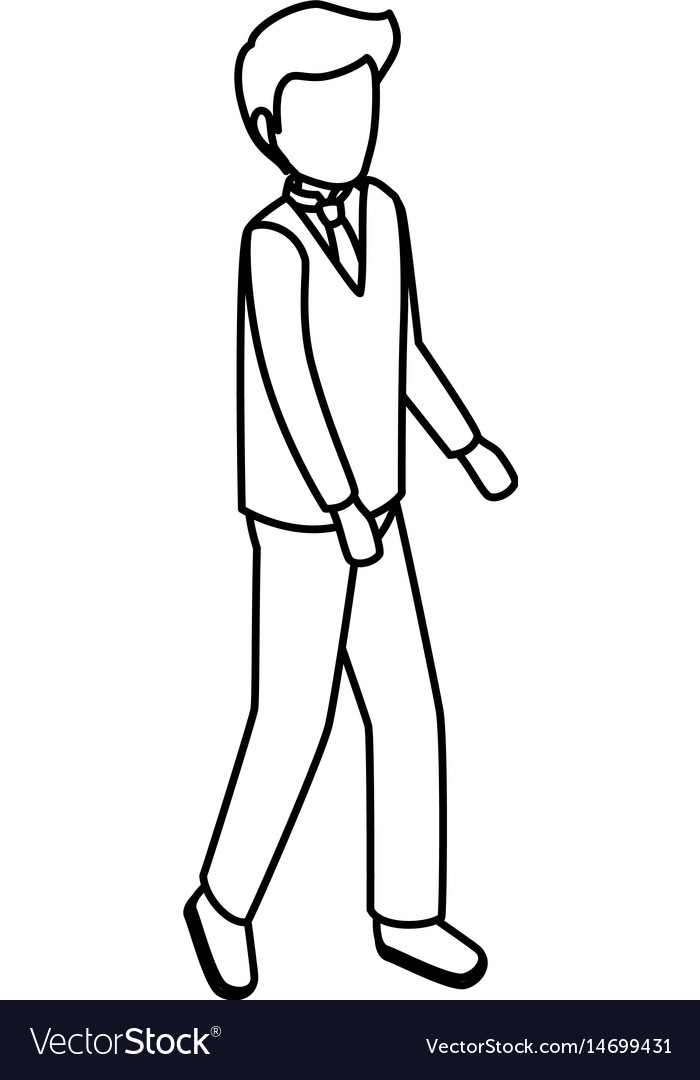 Businessman isometric avatar character