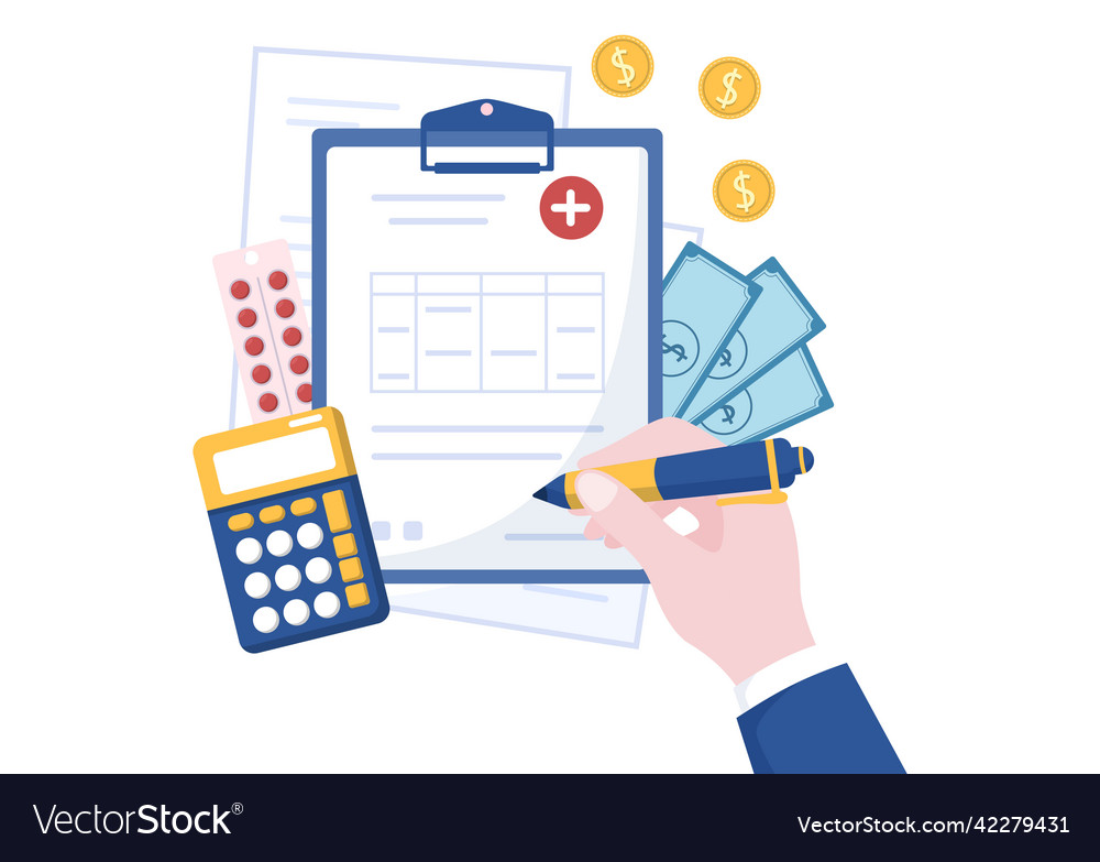 Hospital medical billing service with health