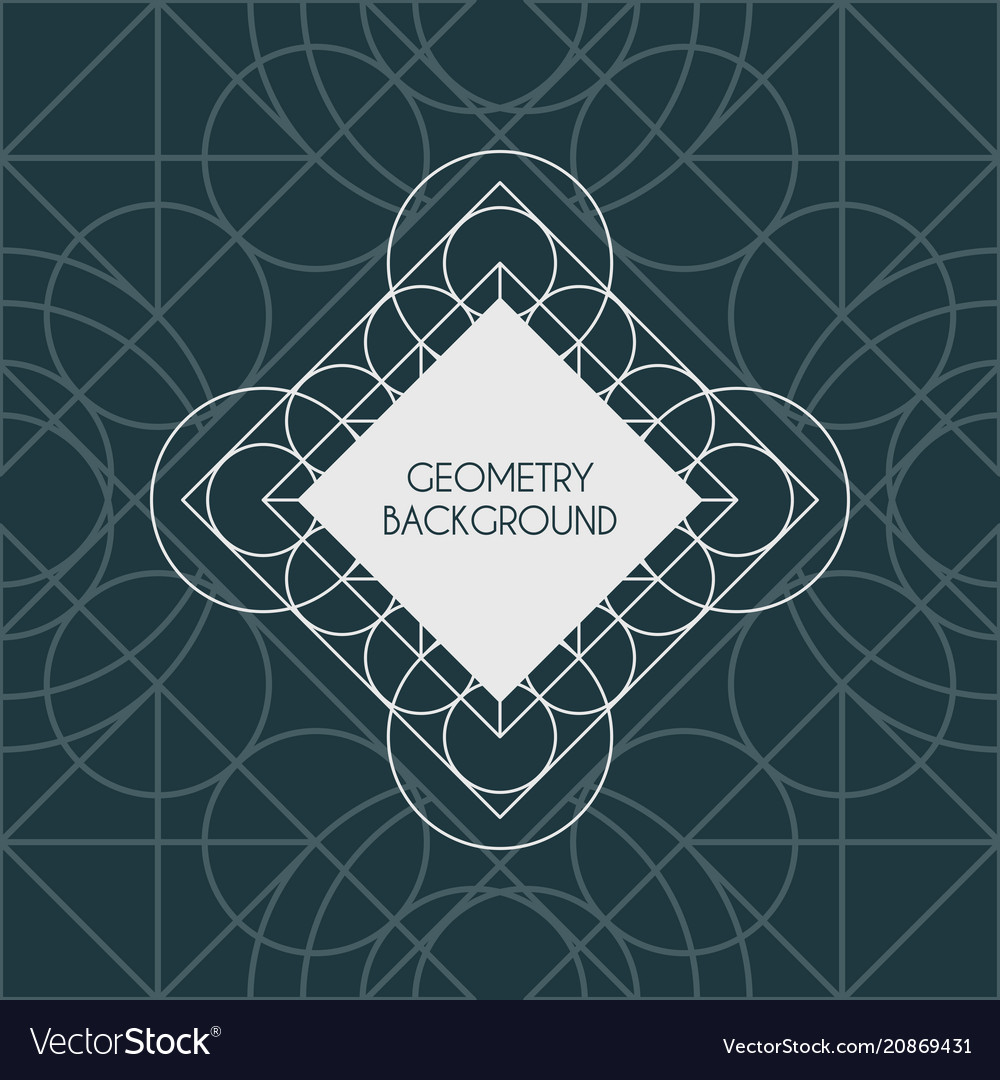 Magic geometry background