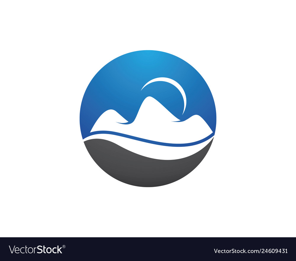 Mountain symbol Royalty Free Vector Image - VectorStock