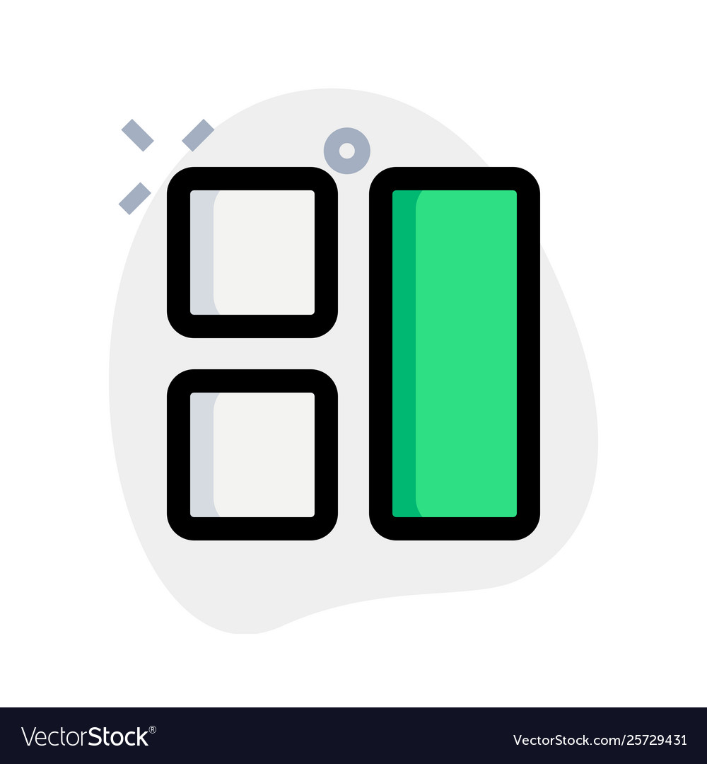 Right column with several boxes random layout
