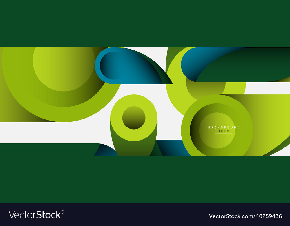 Abstract background minimal geometric circles