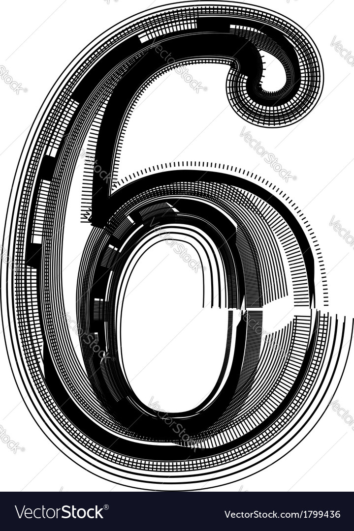 Abstract font number 6