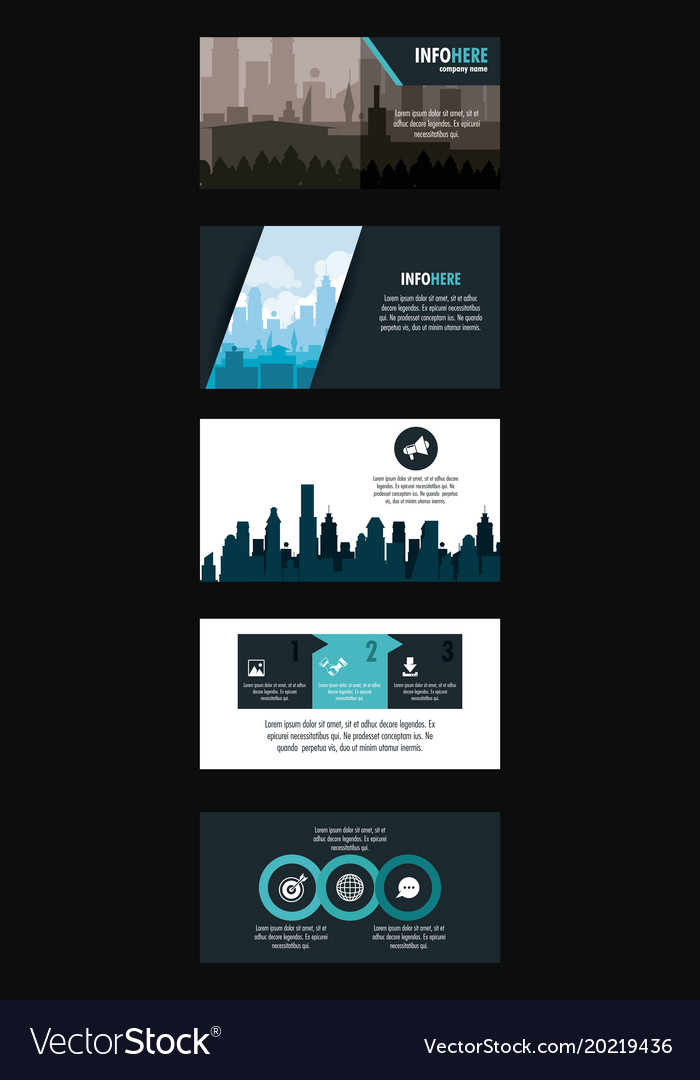 City brochure infographic