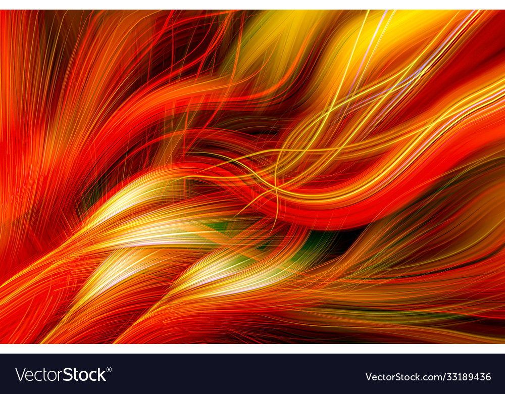 Colored background with flowing abstract