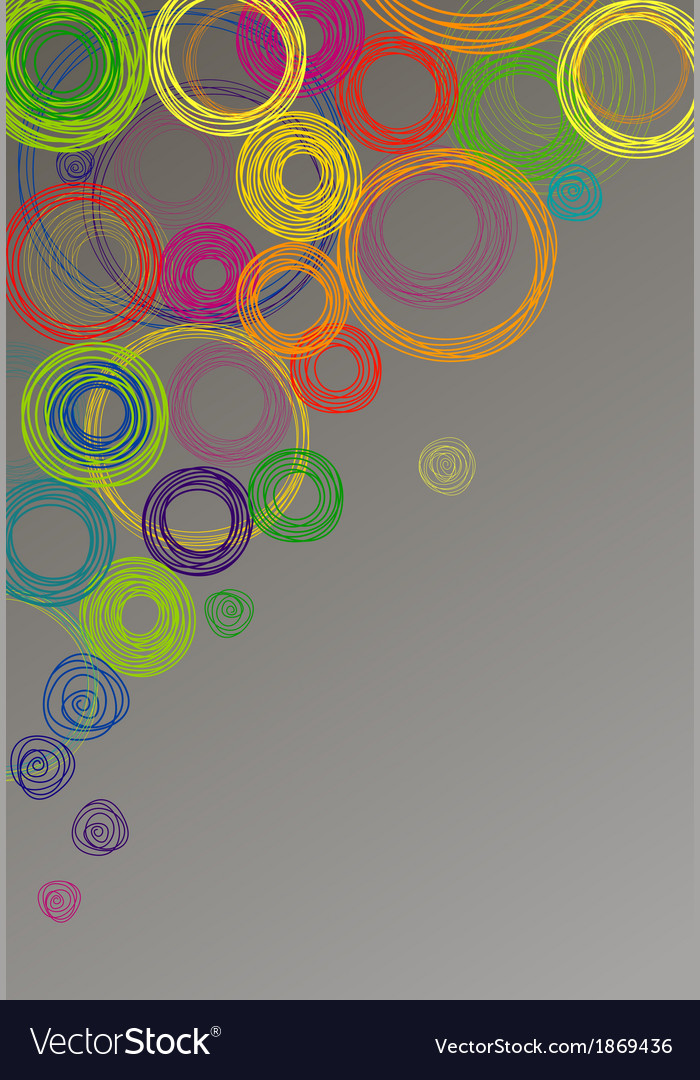 Bunte Kreis Hintergrund