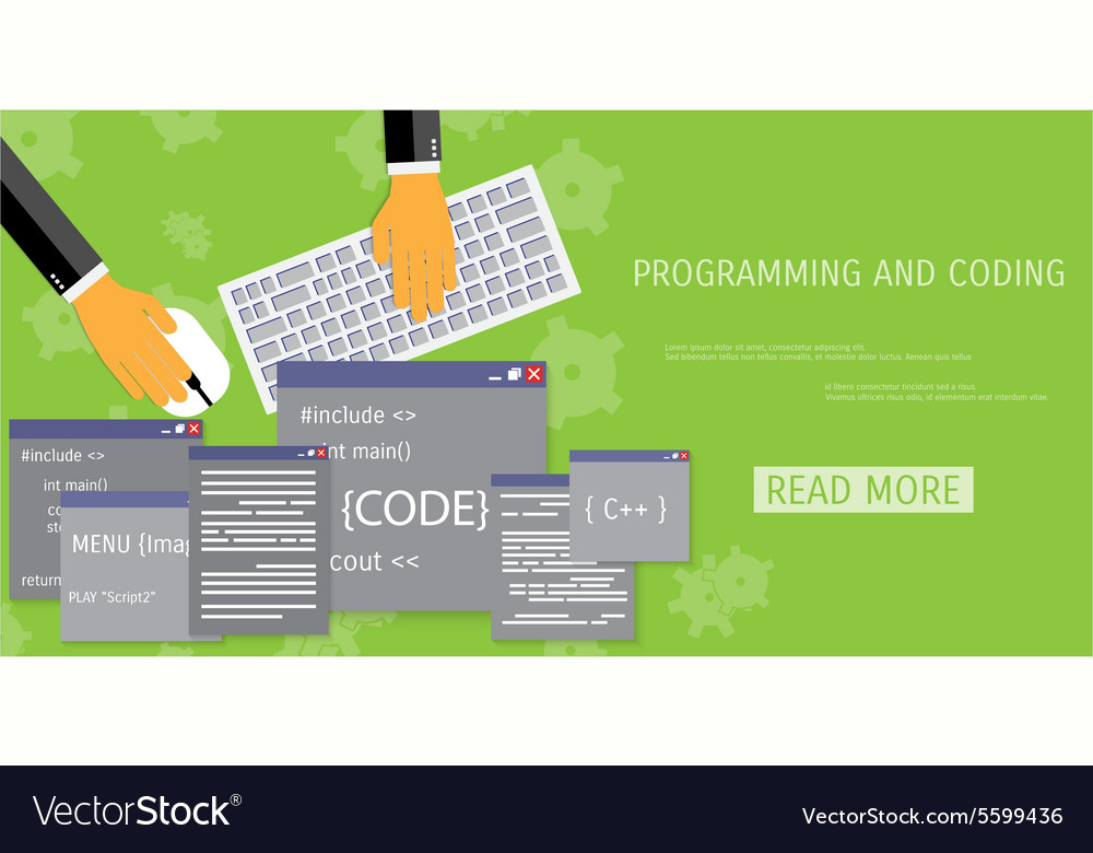 Flat concept of programming and coding
