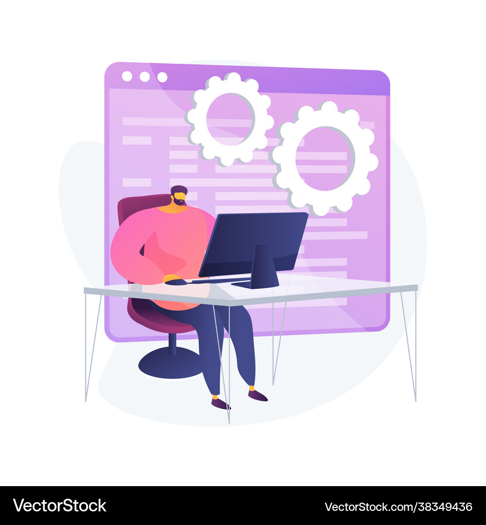 Information technology courses concept metaphor Vector Image