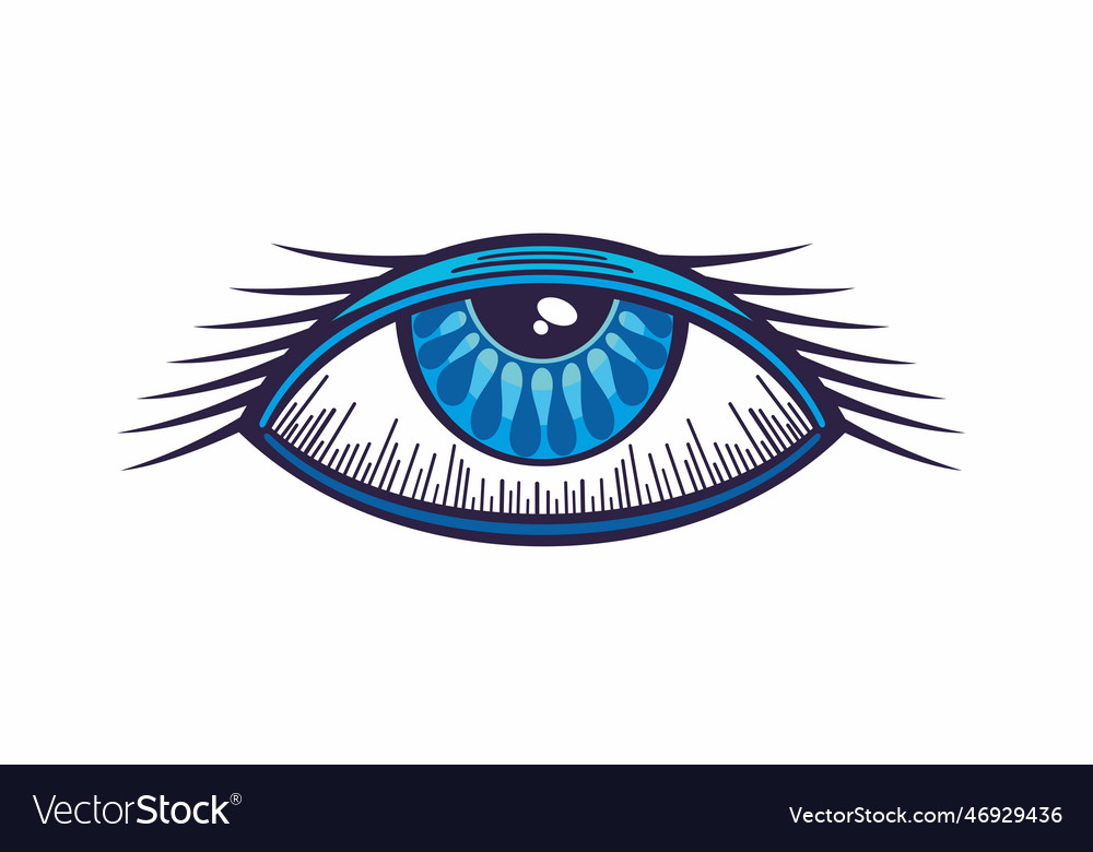 Simple human eye