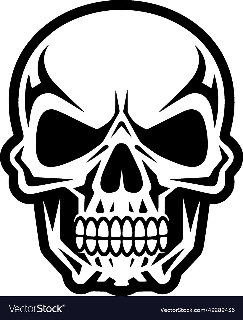 Skull - high quality logo ideal for t-shirt