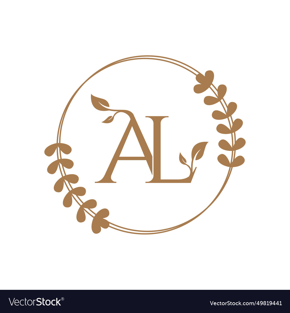 Alphabet Blatt Symbol Logo Design