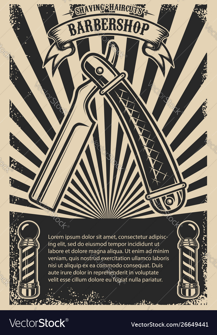 razor for barber shop