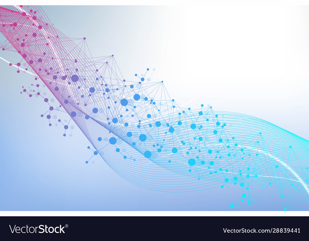 Big data visualization background modern