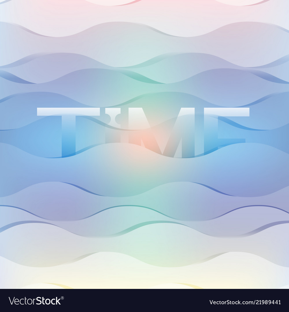 Create a paper cut out layered time flow vector image Create a paper cut out layered time flow