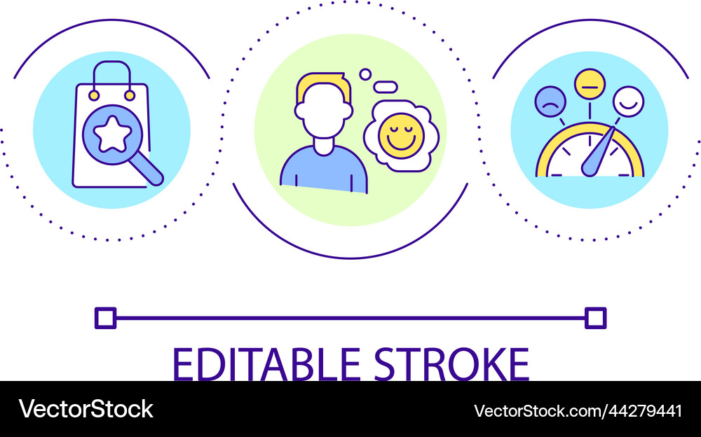 Customer satisfaction with high product quality Vector Image