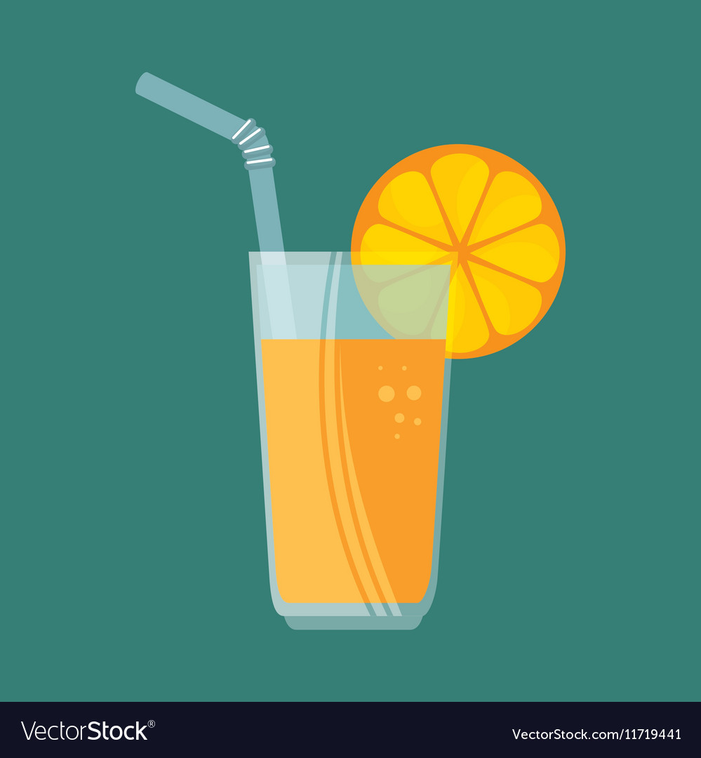 Delicious juicy fresh orange for sport Royalty Free Vector