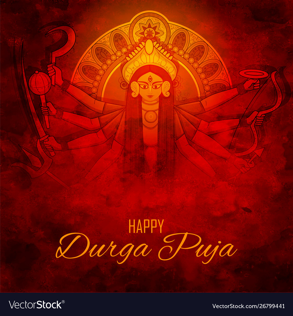 Goddess Durga Puja - Happy Diwali