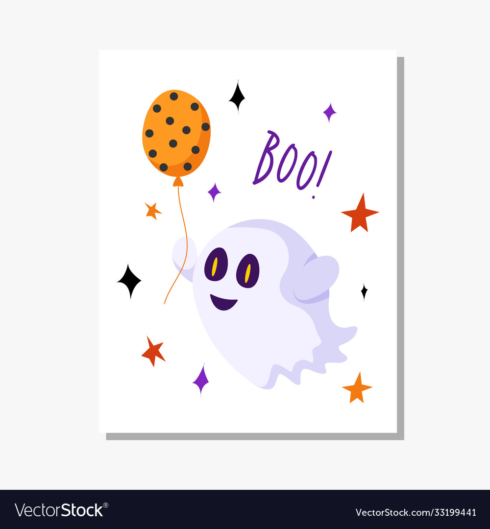 Halloween cartoon cute isolated items