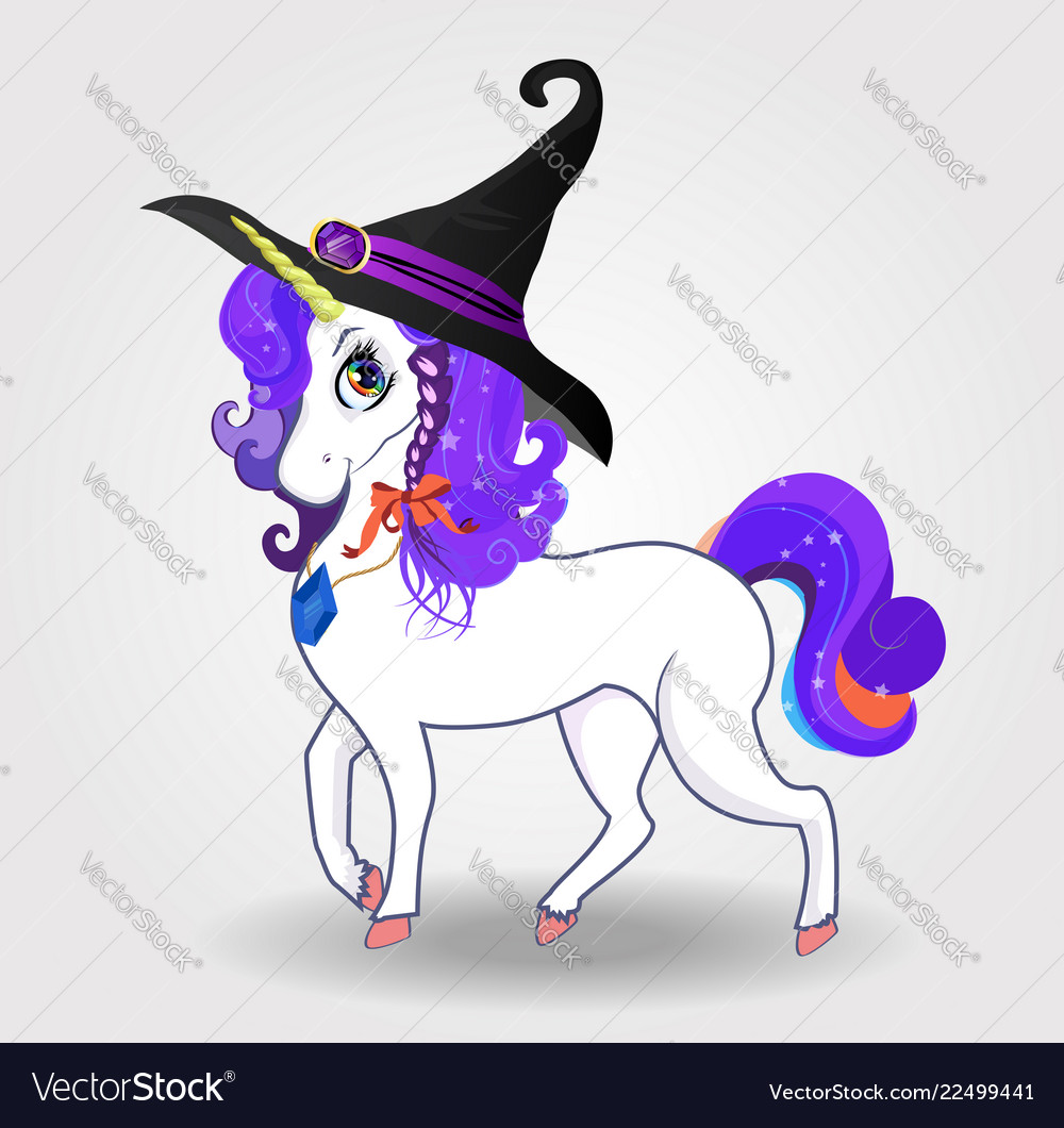 unicorn witch hat